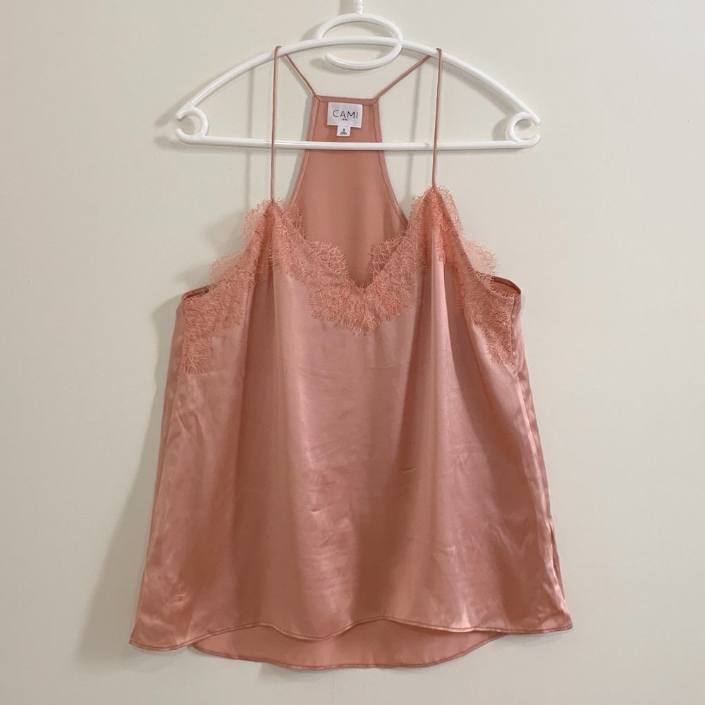 CAMI NYC Racer Silk-charmeuse Camisole